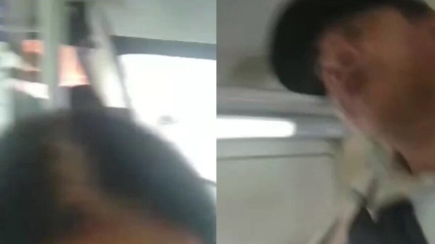 agresión en micro de Concepción