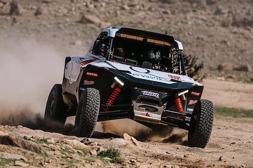 Chileno Lucas del Río sorprende y gana una etapa en el Rally Dakar de Arabia Saudita