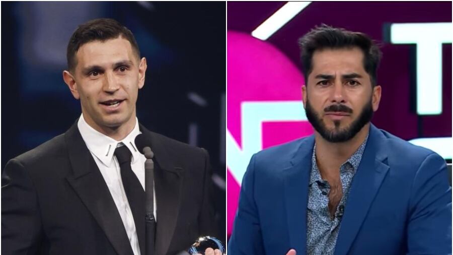 "Dibu" Martínez y Johnny Herrera