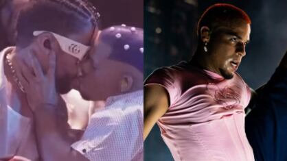 Bad Bunny causó sensación tras besar al bailarín Nigel O'Brian.