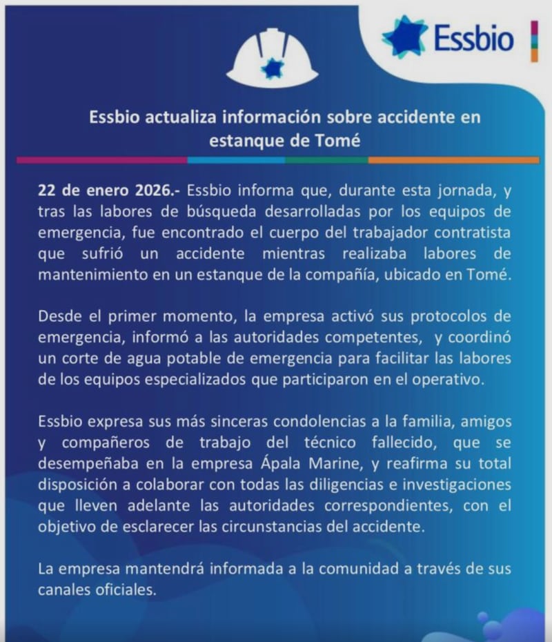 Comunicado de Essbio