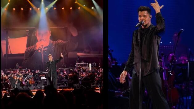 En dos horas de show, con múltiples cambios de vestuario y la energía que lo caracteriza, Ricky Martin se presentó en la Quinta Vergara para mostrar su concierto sinfónico. Más allá de la clásica orquesta, el cantante puertorriqueño quiso entregar un sonido de banda, con cuerdas y bronces.
El artista repasó canciones viejas y otras recientes, con “Pégate” a modo de introducción para encender las energías de los 13 mil espectadores. Utilizó todo tipo de camisas y telas: blancas, negras, brillantes, de lino y anchas.