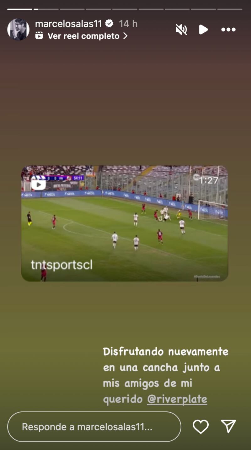 Historia de Marcelo Salas | Fuente: Instagram @marcelosalas11