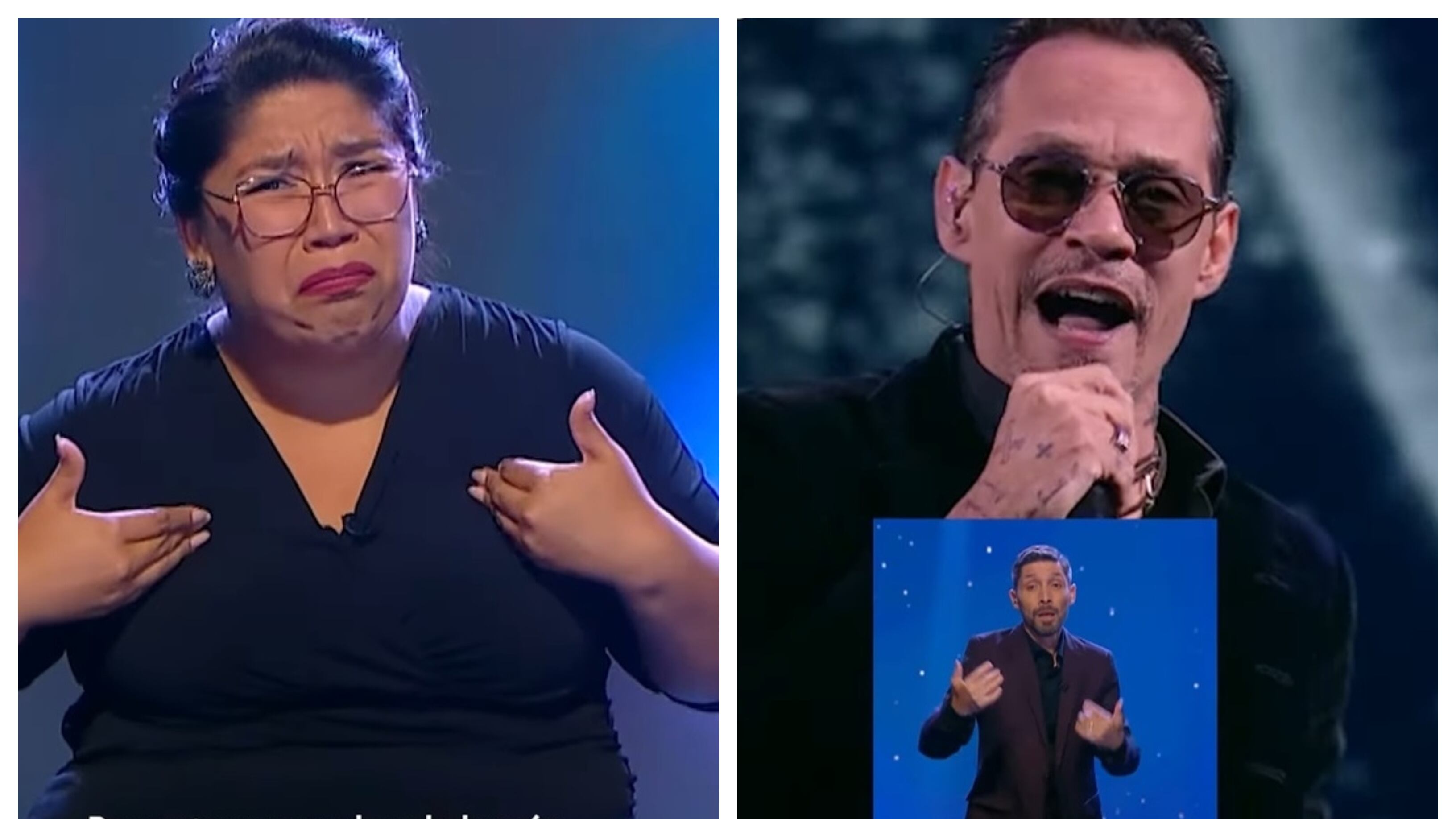 Los intérpretes fueron los más elogiados en redes sociales por su participación en los shows de Marc Anthony y George Harris.