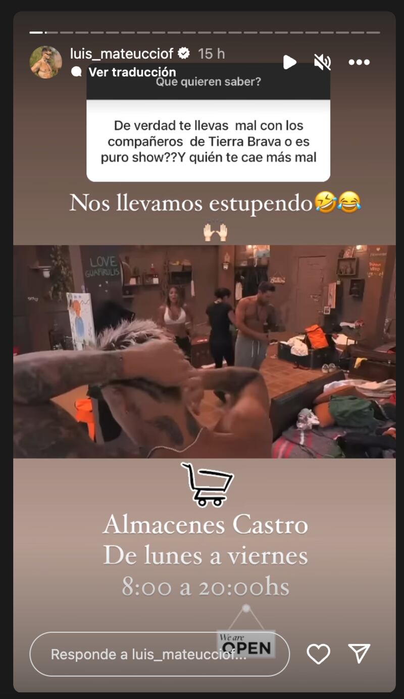 Historia de Luis Mateucci | Fuente: Instagram