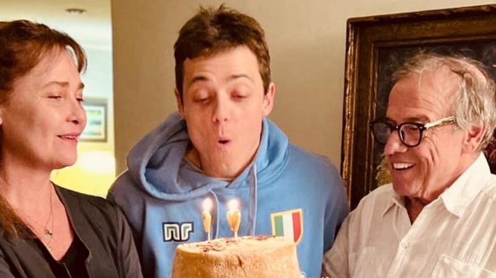 Simón Pesutic de cumpleaños