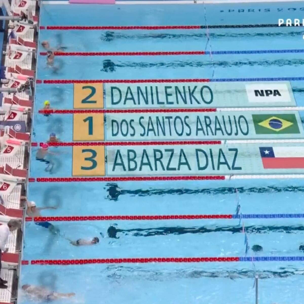 Alberto Abarza gana bronce en natación Paralímpicos París 2024 Alberto Abarza gana bronce en natación Paralímpicos París 2024