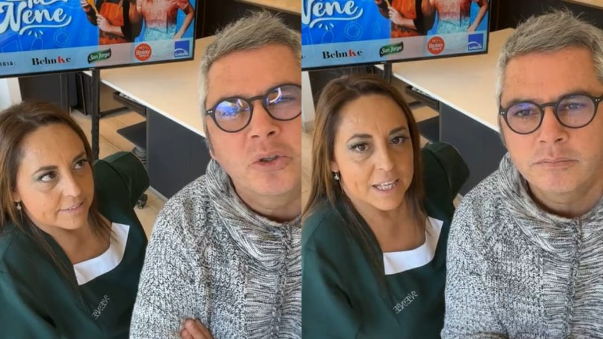 El animador se tomó un minuto en el programa