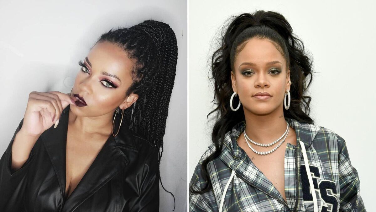 Doble de Rihanna causa furor en Brasil