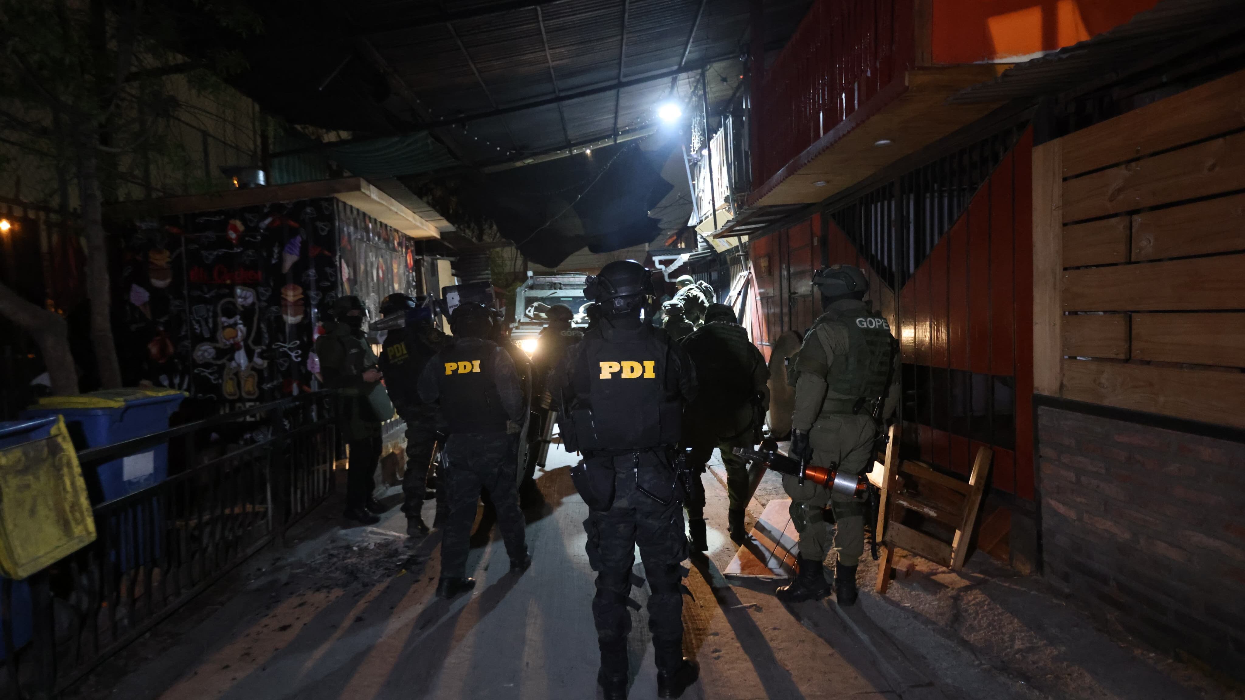 Allanamiento en La Pintana