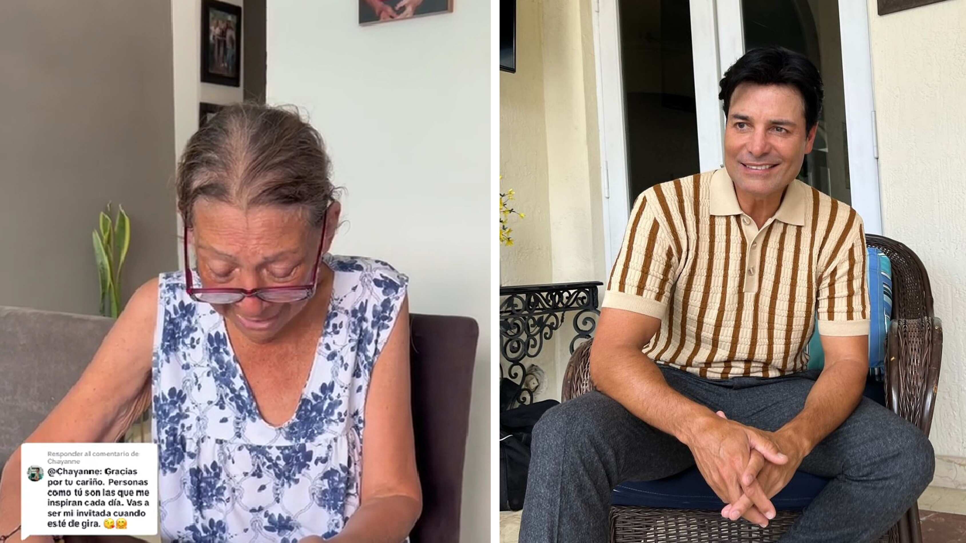 La abuelita rompe en llanto a ver el mensaje que envió el artista