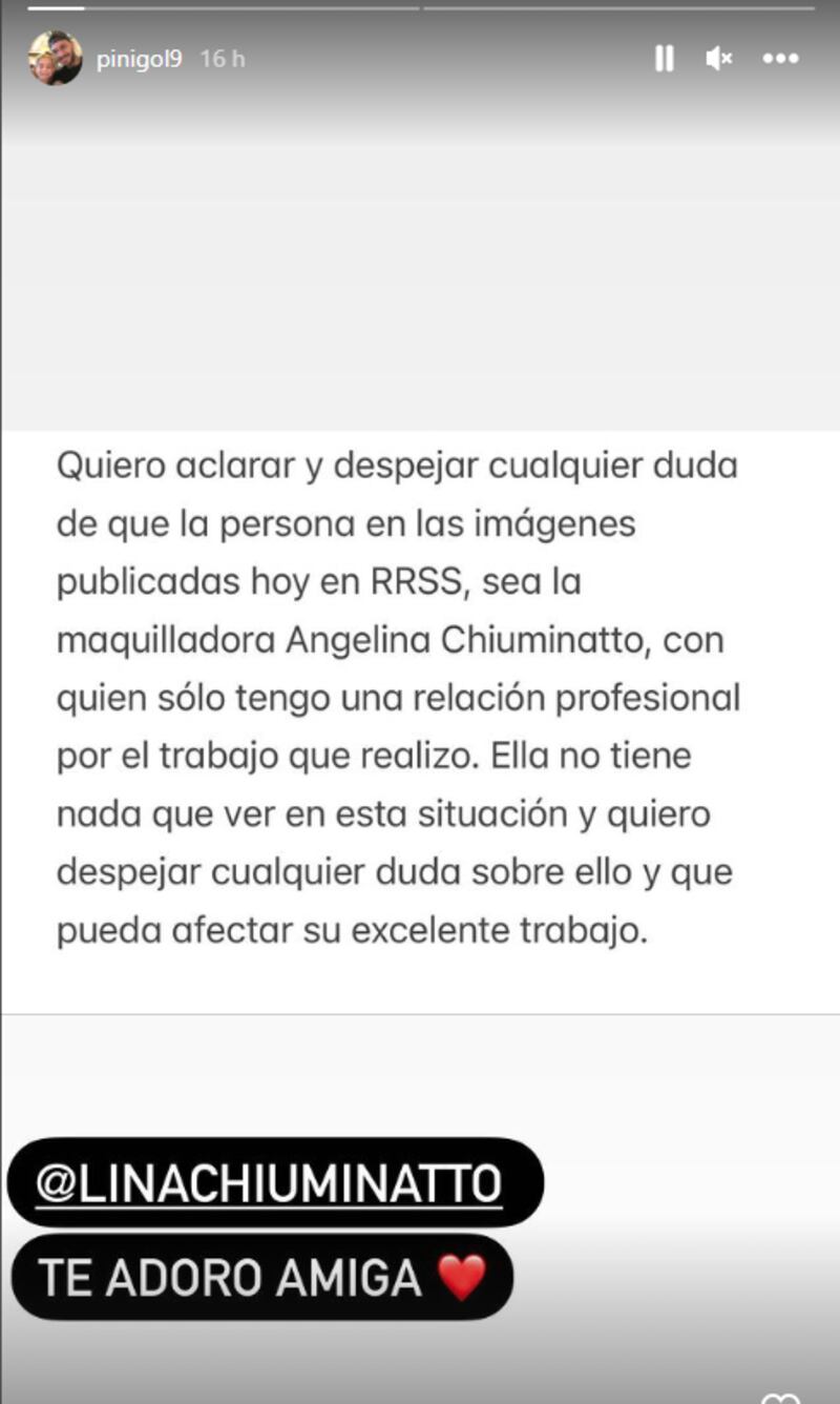 Mauricio Pinilla descarta que mujer sea maquilladora del canal.