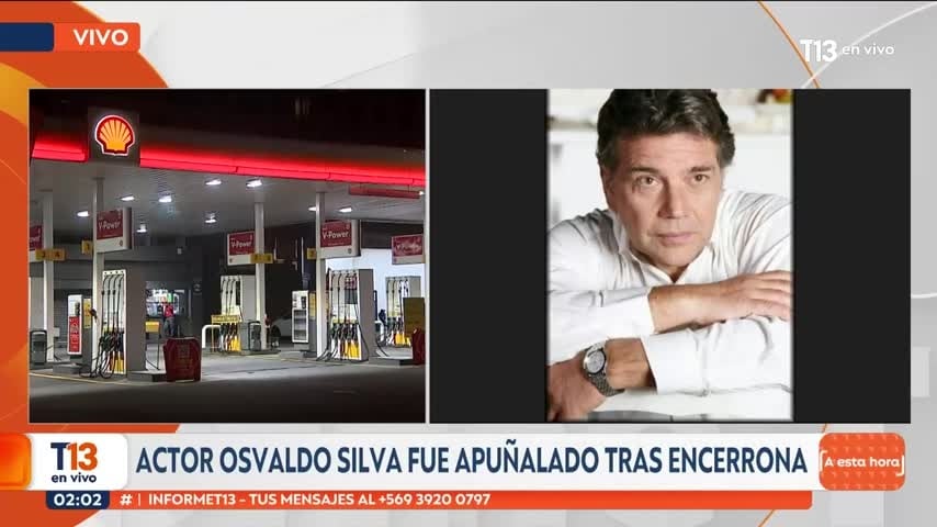Actor Osvaldo Silva fue apuñalado en violenta encerrona