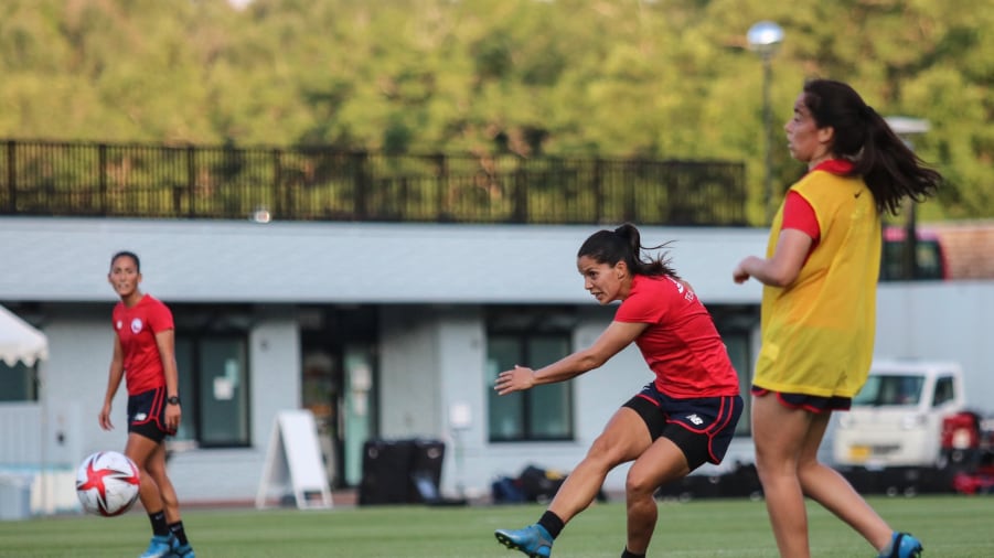 Karen Araya, una de las figuras de la Roja femenina