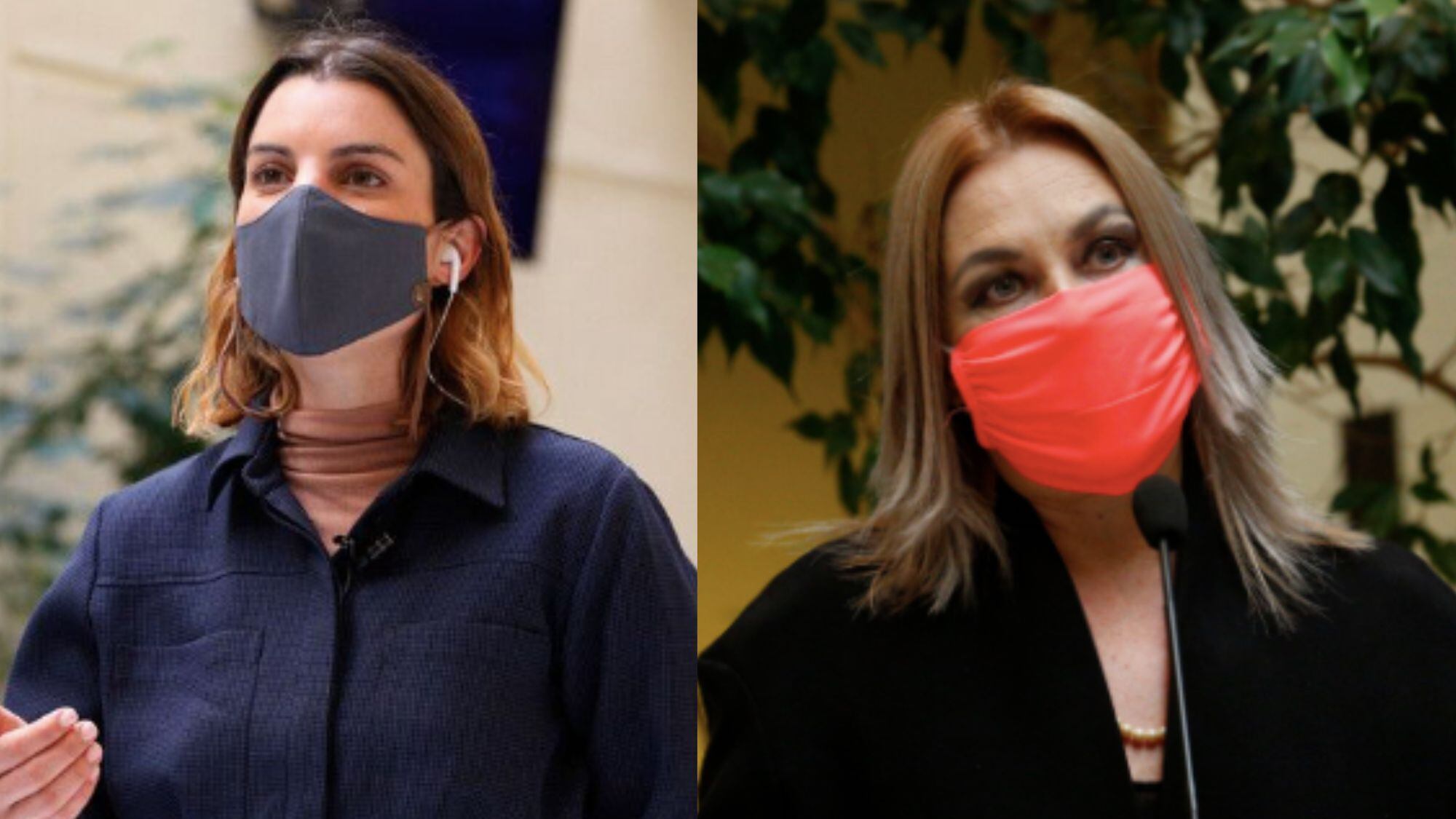 Maite Orsini y Pamela Jiles