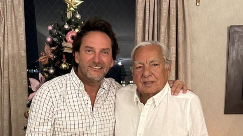 Daniel Fuenzalida y su papá | Fuente: Instagram