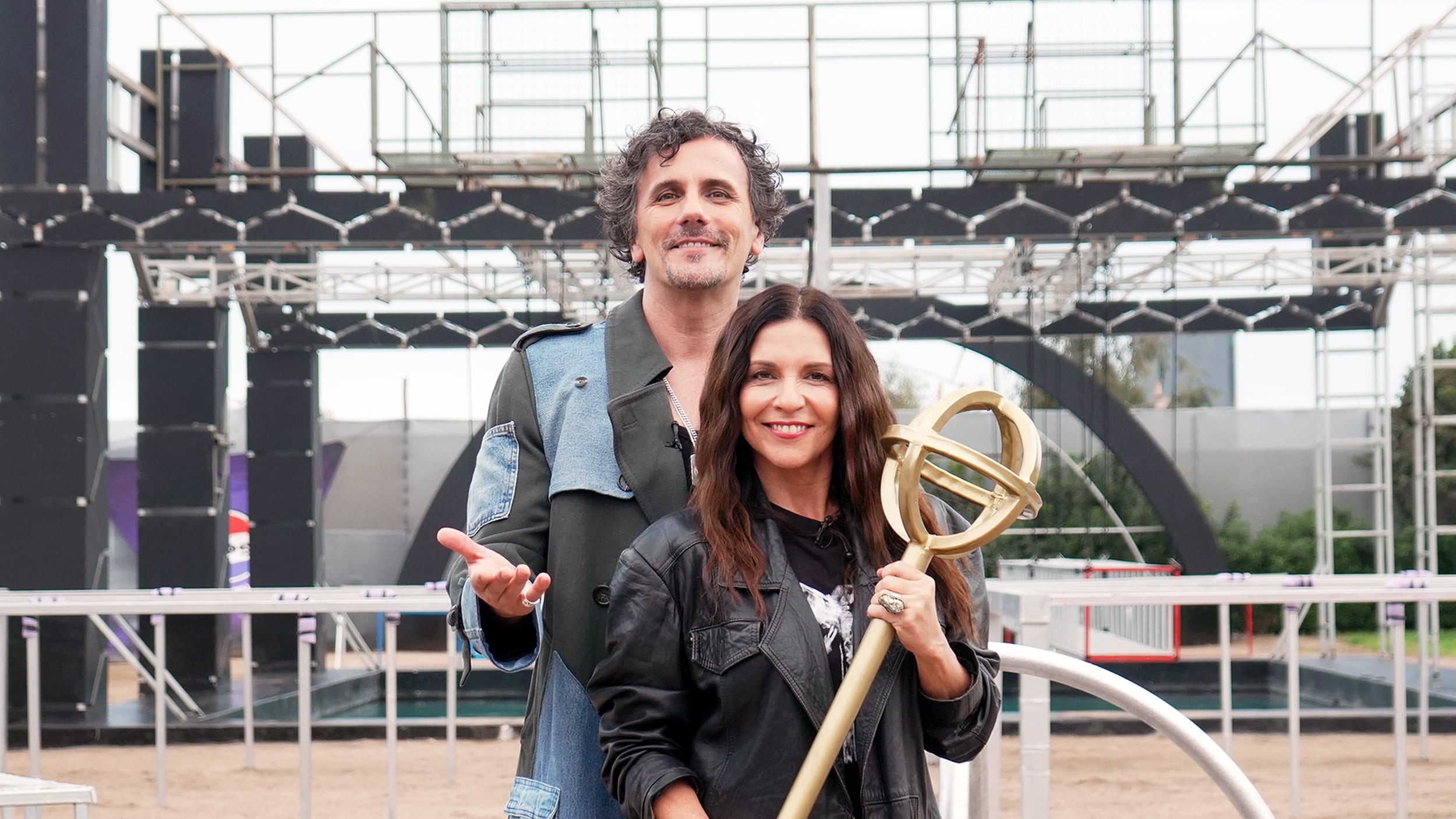 Sergio Lagos y Karla Constant en Mundos Opuestos | Gentileza: Canal 13