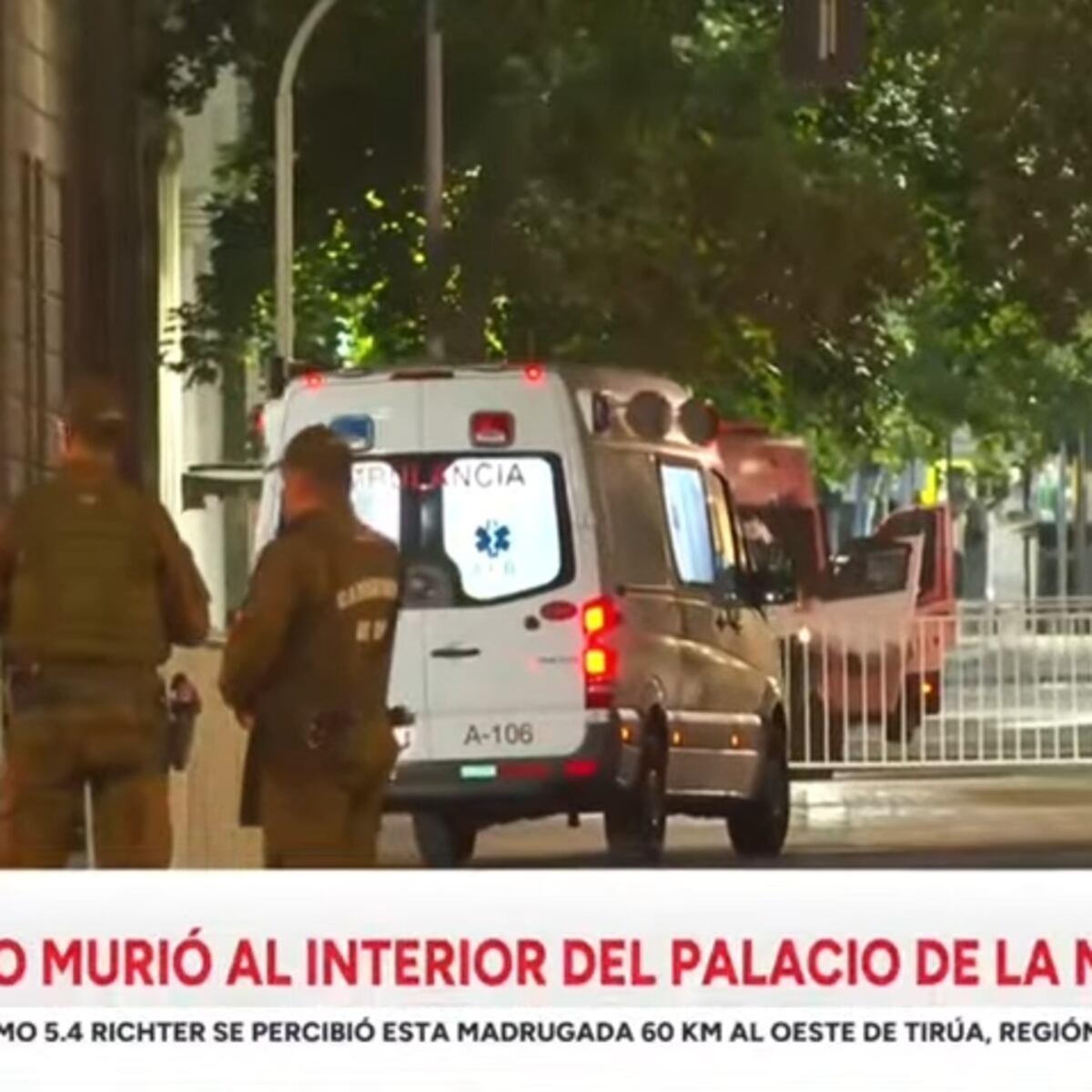 Investigan muerte de carabinero en La Moneda Investigan muerte de carabinero en La Moneda