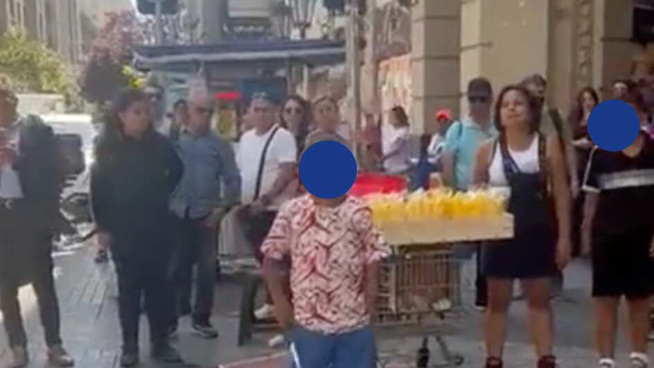Niño viral en Paseo Ahumada