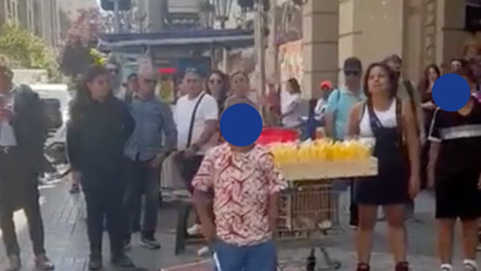 Niño viral en Paseo Ahumada