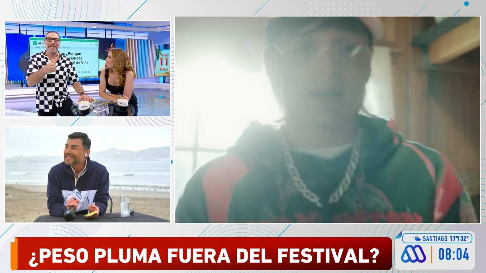 José Antonio Neme defendió la presencia del cantante mexicano Peso Pluma en el escenario de la Quinta Vergara.
