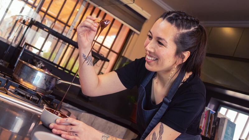 Nicole Angel le mandó todas las fuerzas a su excompañero con su restaurante: “Yuhui que lo de todo”