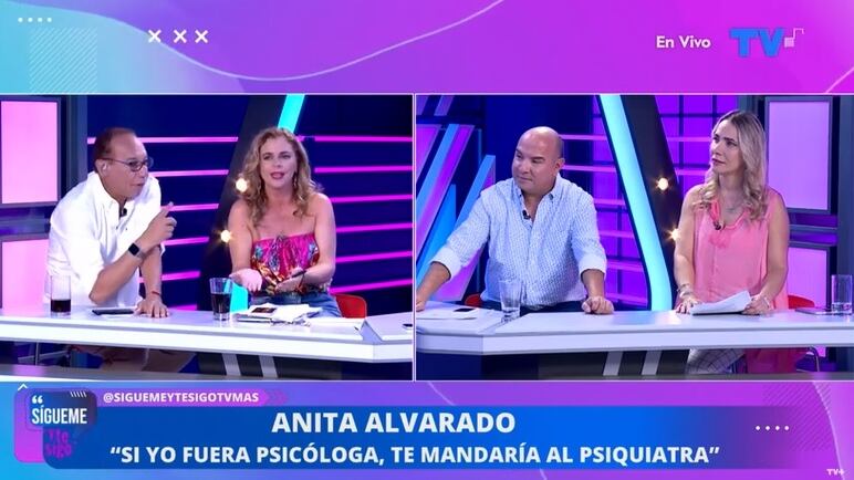 A la panelista de "Sígueme y te sigo" no estuvo de acuerdo con lo que señaló Anita Alvarado en su Live, respecto de que Daniela Aránguiz no debe meterse en las nuevas relaciones de su exmarido.
