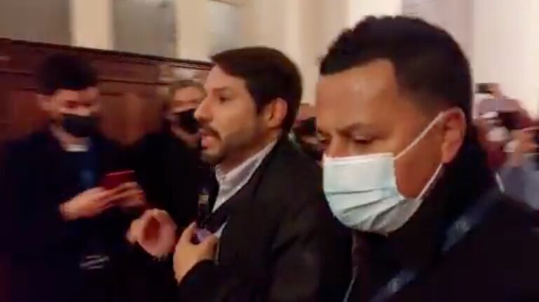 Francisco Muñoz irrumpe en el exCongreso