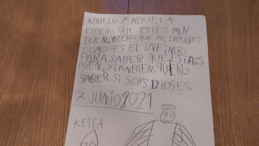 Carta niño Keita