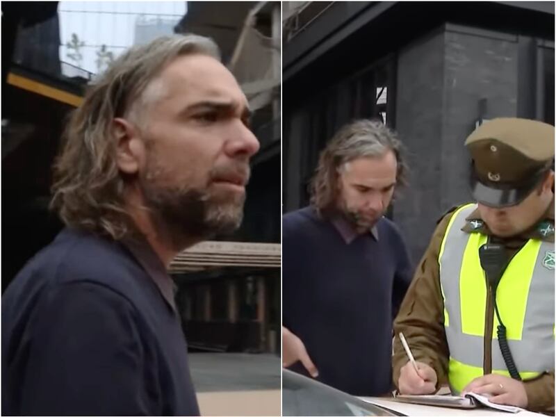 Hijo de exministro Andrés Chadwick fue sorprendido manejando un auto que tenía 330 multas: también tenía la licencia de conducir vencida