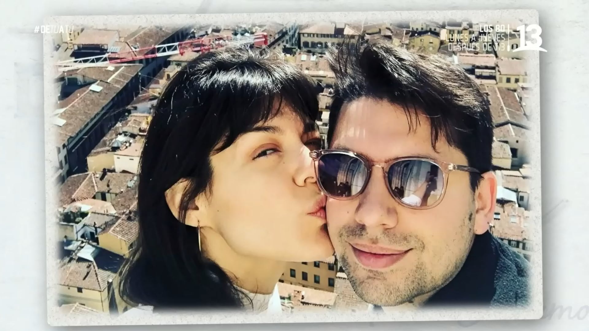 Fabrizio Copano y su esposa, Cristina Garza | Captura: Canal 13