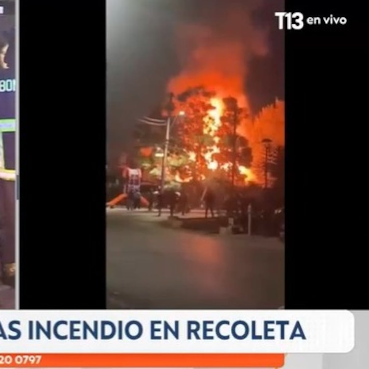 Fallece mujer de 87 años en incendio en Recoleta Fallece mujer de 87 años en incendio en Recoleta