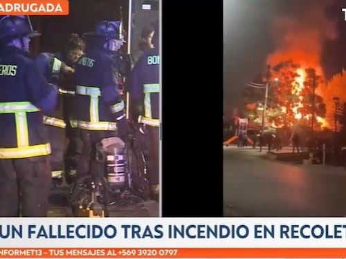 Mujer de 87 años fallece en incendio en Recoleta: había advertido que quería quemar su casa
