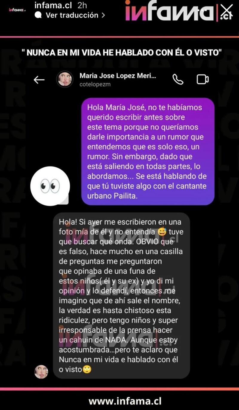 Post Infama con Coté López