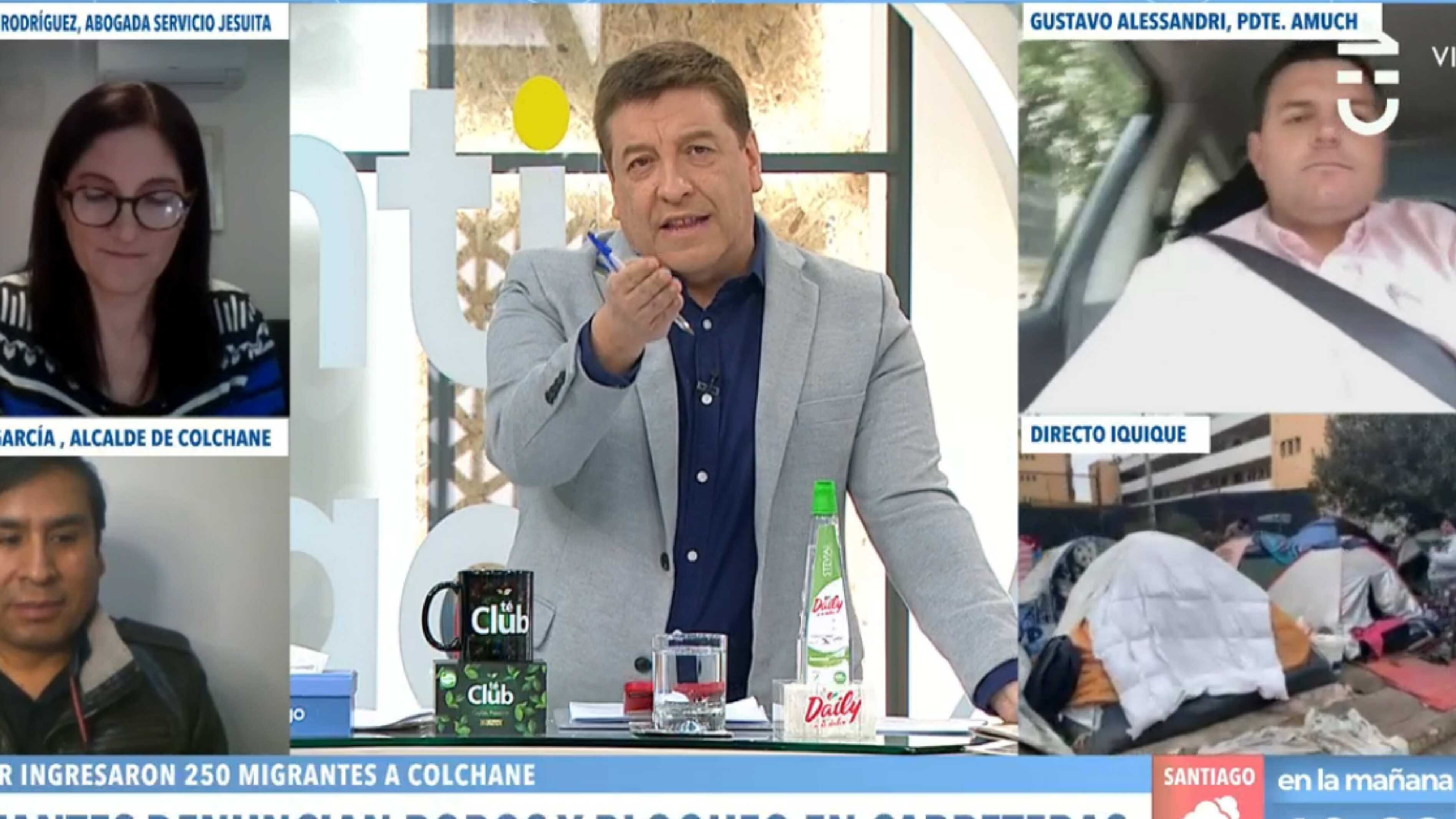 Julio César Rodríguez discute con Alessandri.