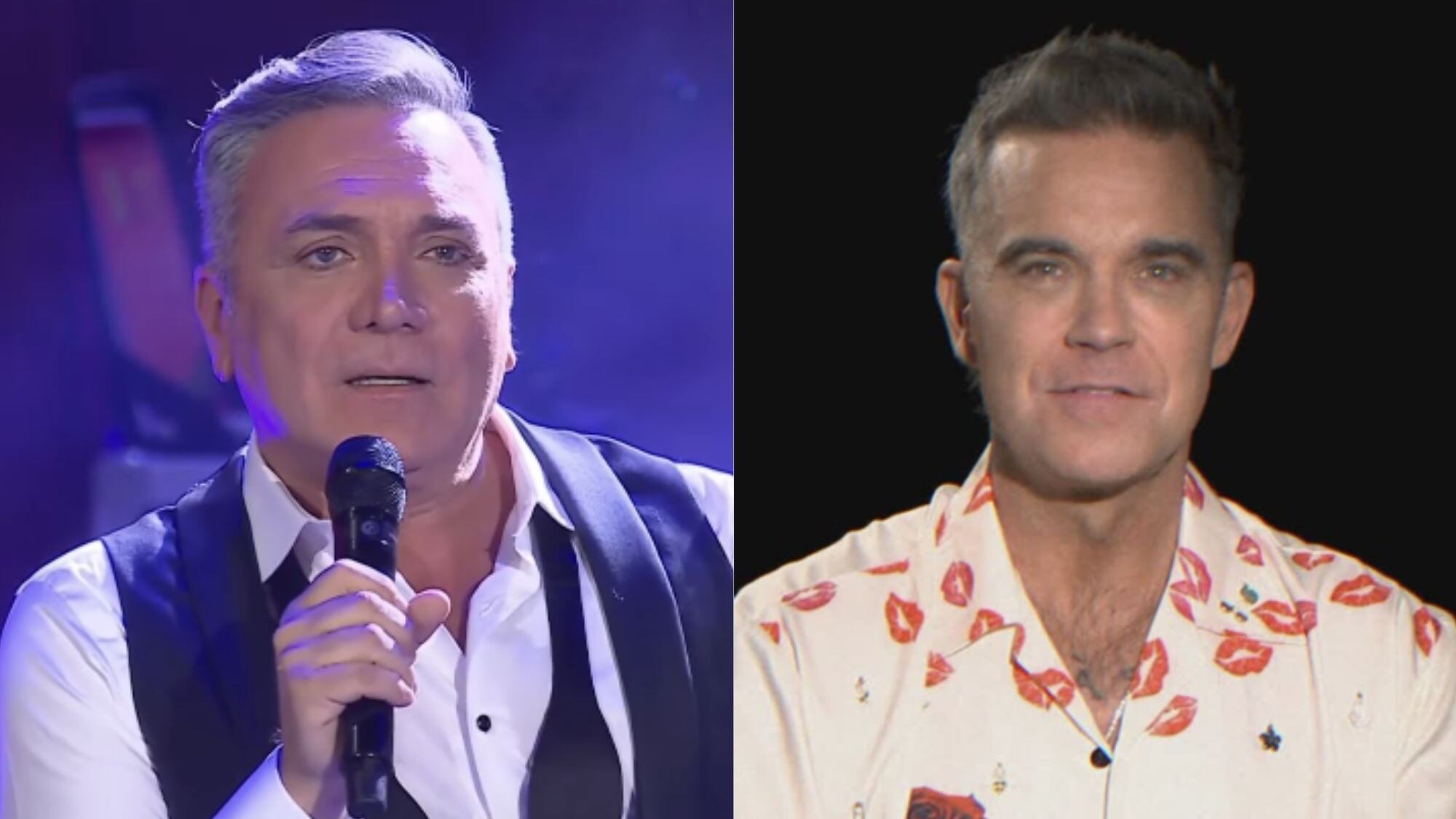Luis Jara y Robbie Williams | Instagram