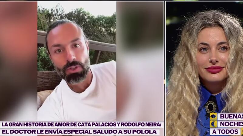 Catalina Palacios reaparece en la TV y recibe especial saludo de su pololo, el doctor Rodolfo Neira