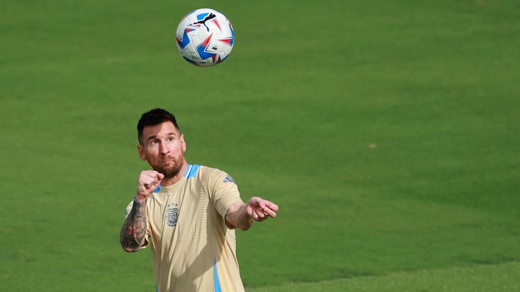 Messi entrenamiento Copa América.