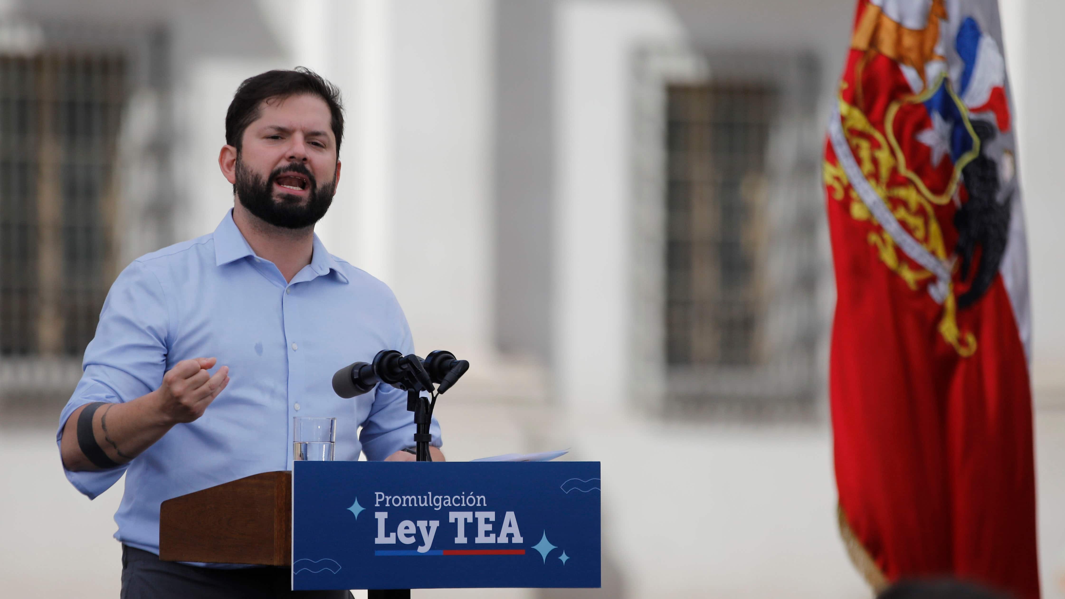 Presidente Gabriel Boric | Gobierno promulga la Ley TEA