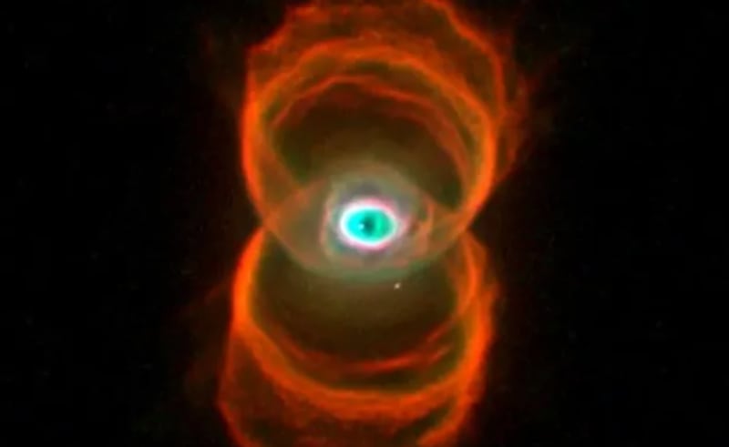 Son los restos de una estrella moribunda