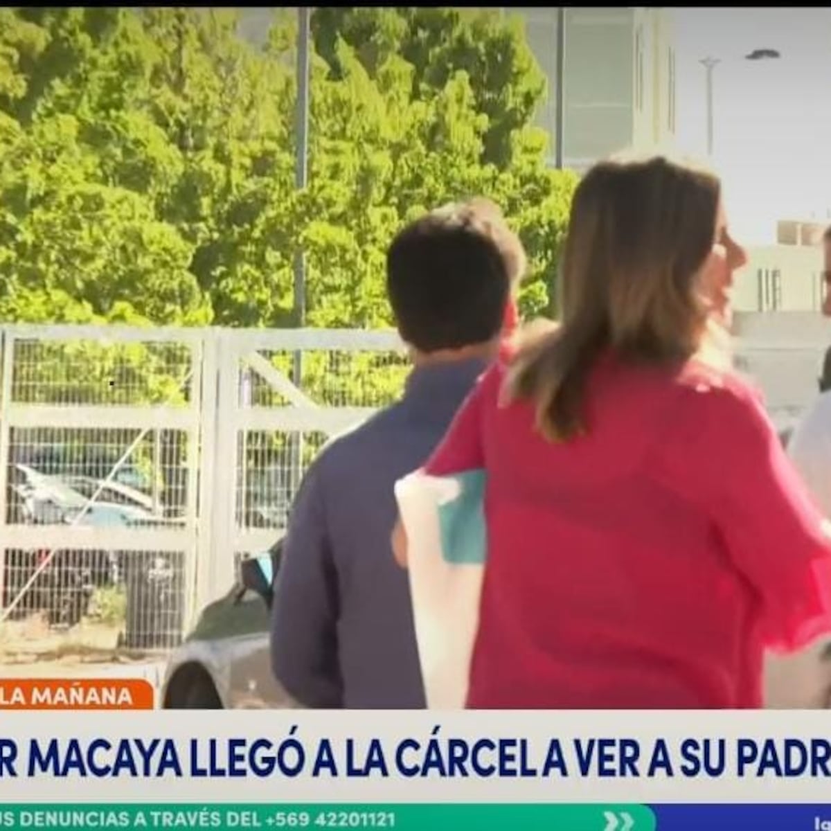 Javier Macaya visita a su padre en prisión por abuso infantil Javier Macaya visita a su padre en prisión por abuso infantil