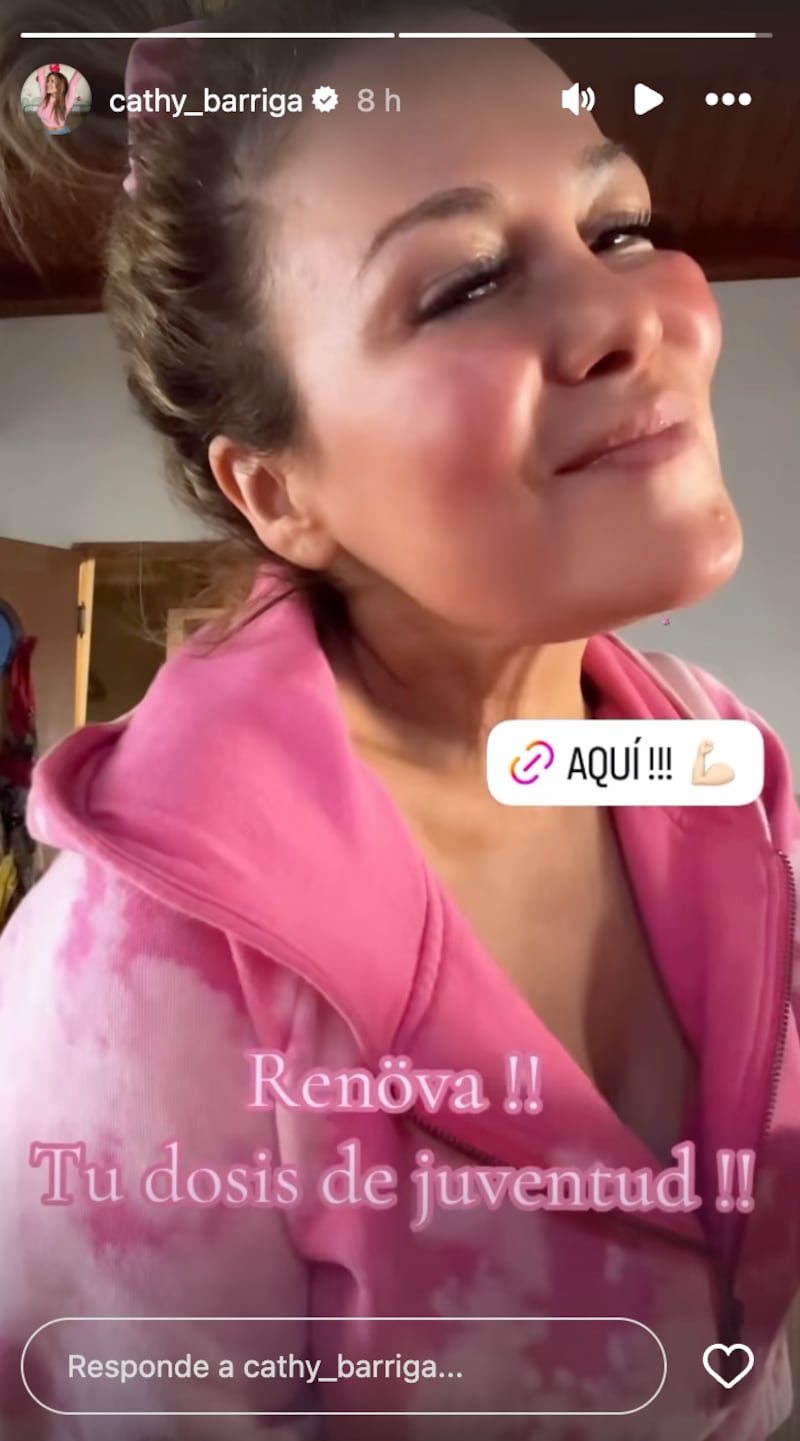 Historia de Cathy Barriga | Fuente: Instagram @cathy_barriga