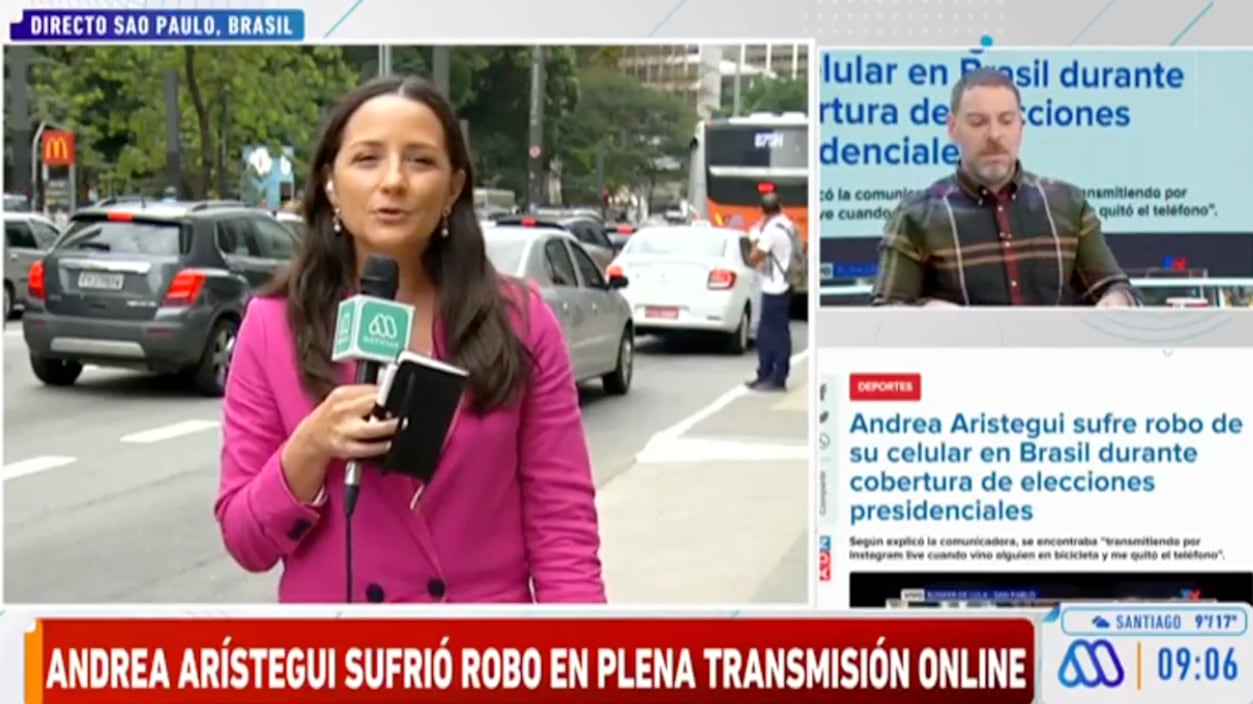 Andrea Arístegui fue víctima de un lanzazo