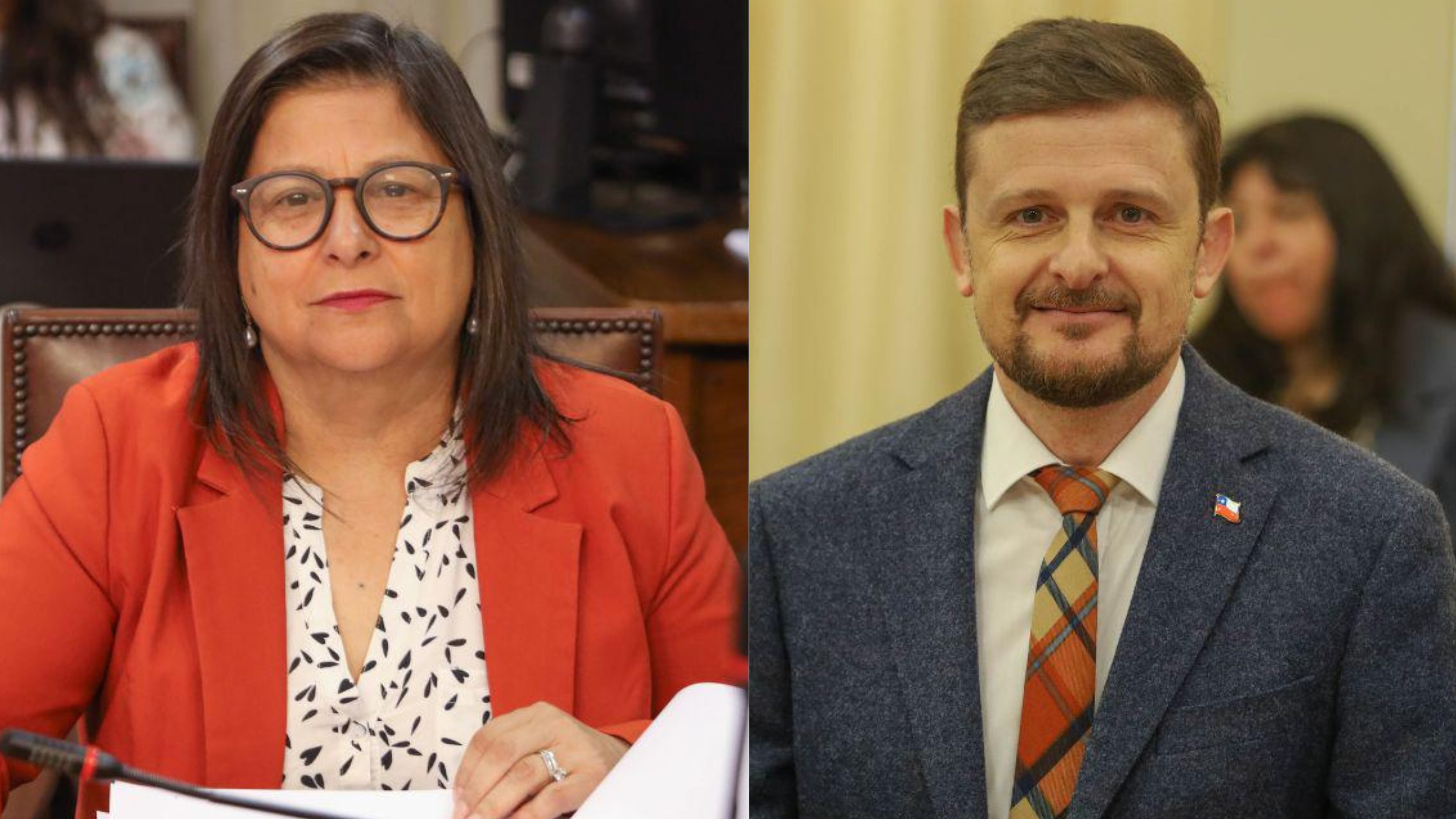 Diputados Marcia Raphael y Stephan Schubert