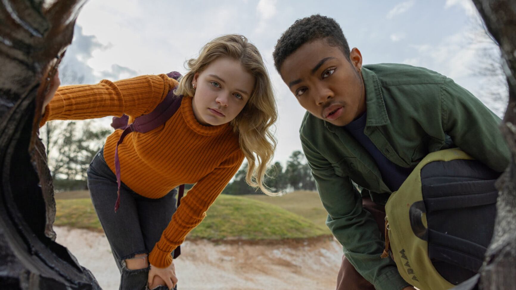 Paisaje con mano invisible