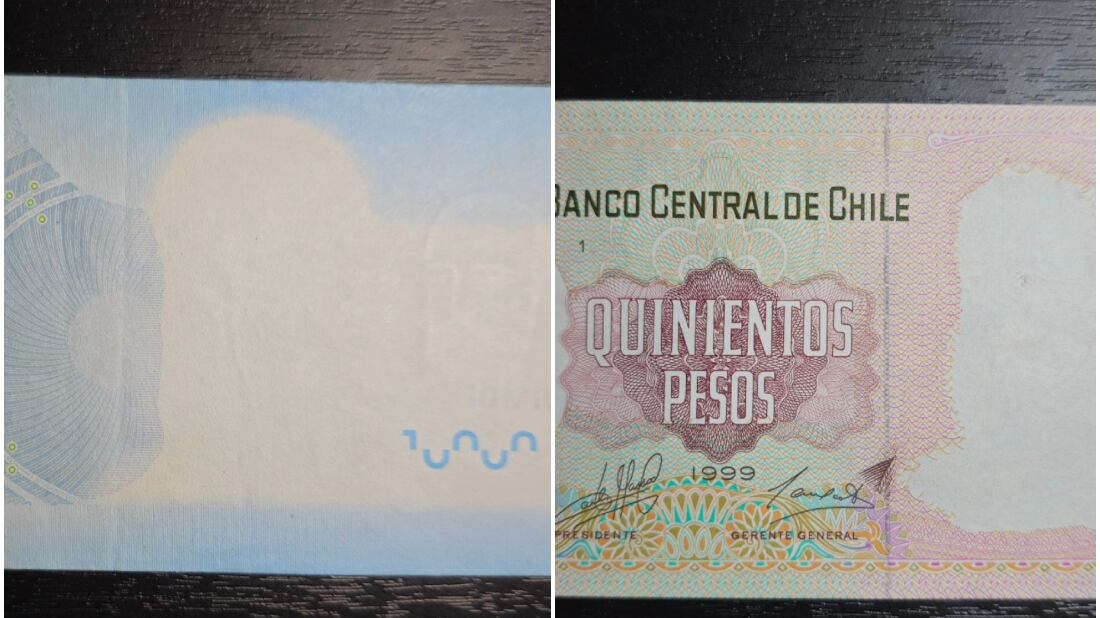 Billetes con error