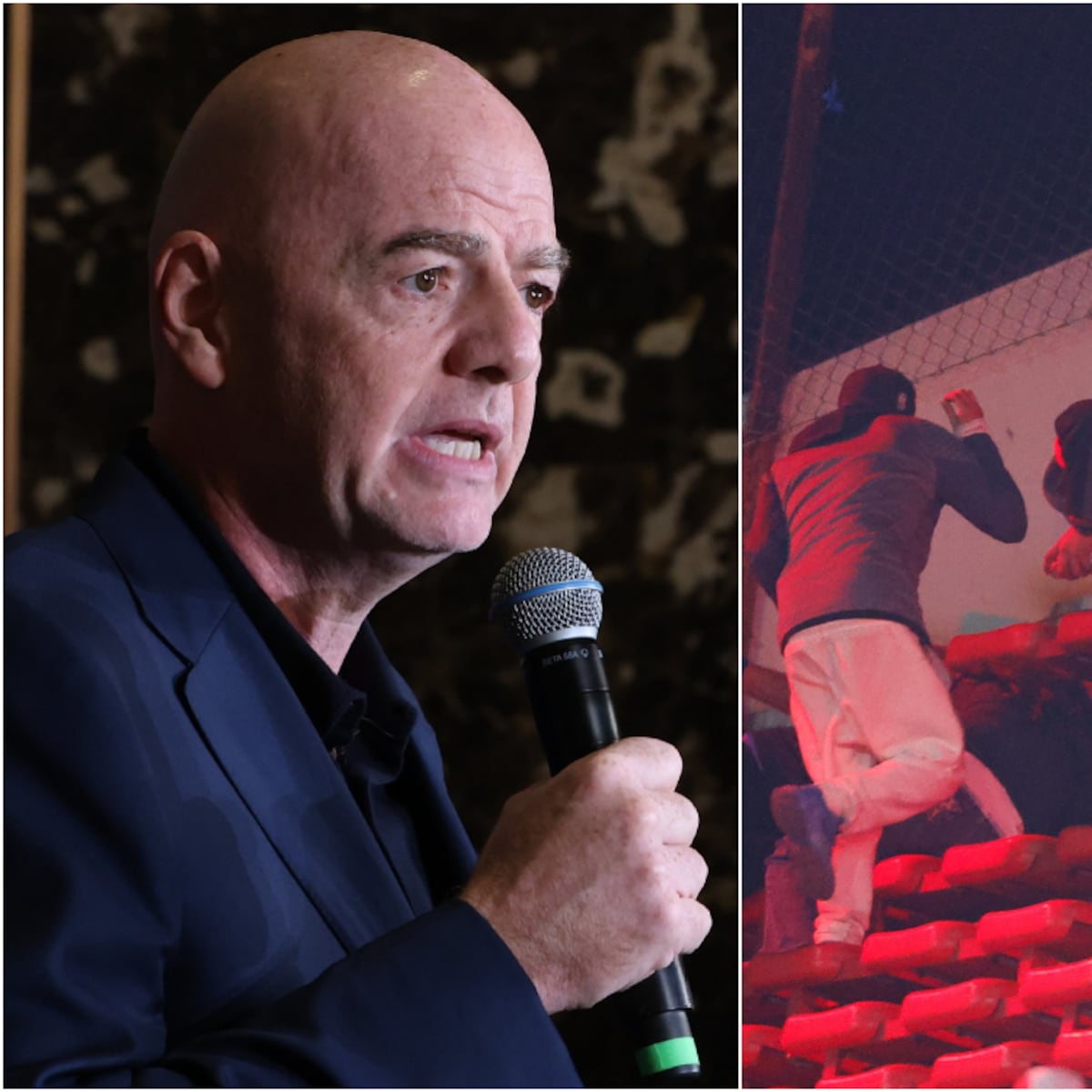 Gianni Infantino condena violencia en Avellaneda Gianni Infantino condena violencia en Avellaneda
