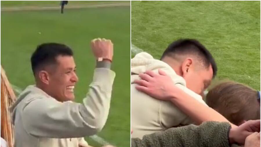 Carlos Muñoz feliz con el gran desempeño de su hija Catalina