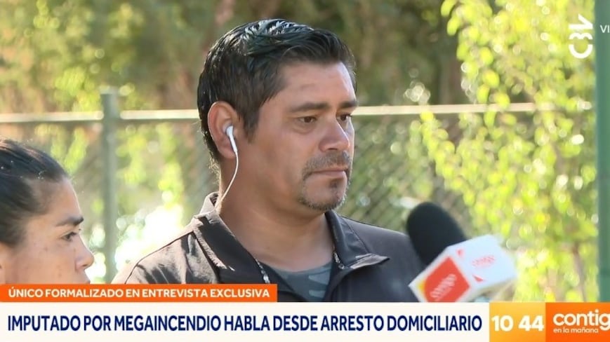 Imputado por incendio en el Biobío revela duro presente que vive con su pareja: “No tengo plata ni para arriendo”
