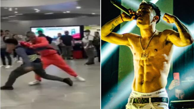 Registran agresión de AK4:20 a funcionario del aeropuerto: artista explicó su violento actuar